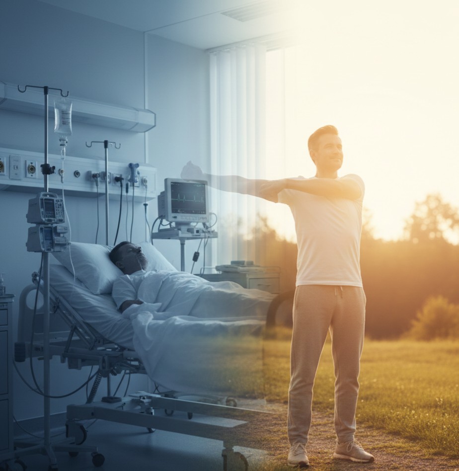 From hospital bed to healthy — Michael's journey